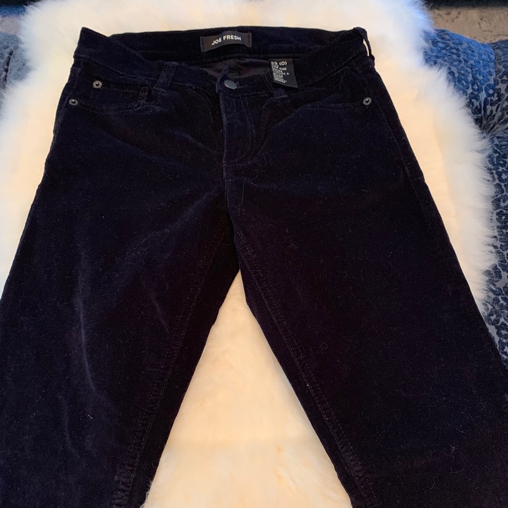 Brand new joe fresh velvet pants